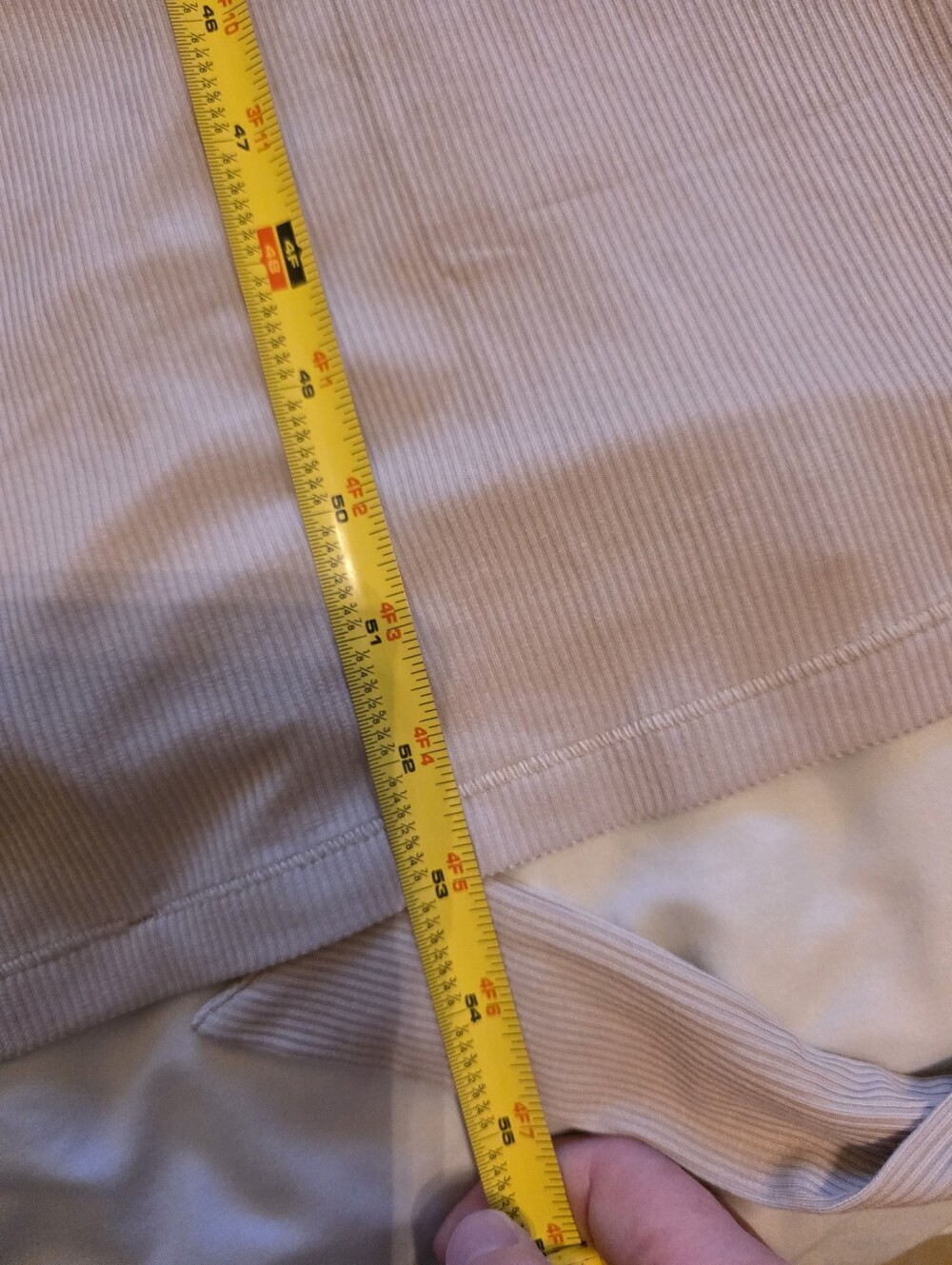 Skims Modal Ribbed Robe 2x Taupe - Picture 8 of 9